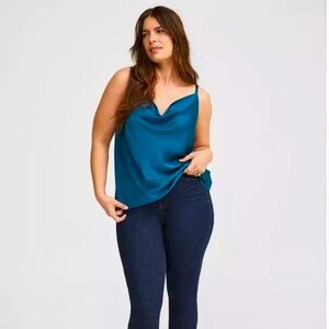 Torrid Satin Cowl Neck Cami